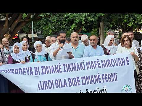 DEM Parti Adana İl Örgütü; "Okullar Açılıyor, Eğitim Hakkı Kimin" Başlıklı Basın Açıklaması Yaptı