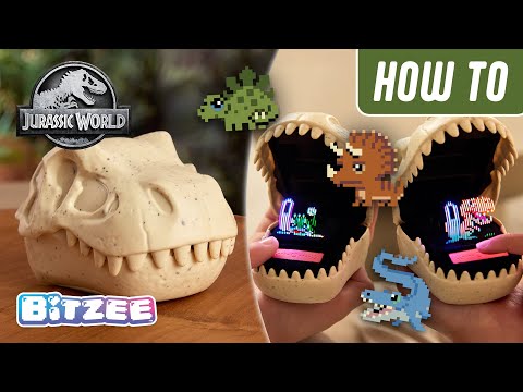 Hatch, train, and battle dinosaurs! Bitzee Featuring Jurassic World toy!