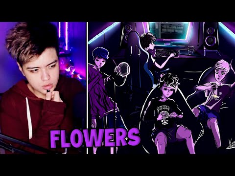 REACCIONANDO a Blagh ft. Blame x Too Yugan x E$$ENCE | FLOWERS