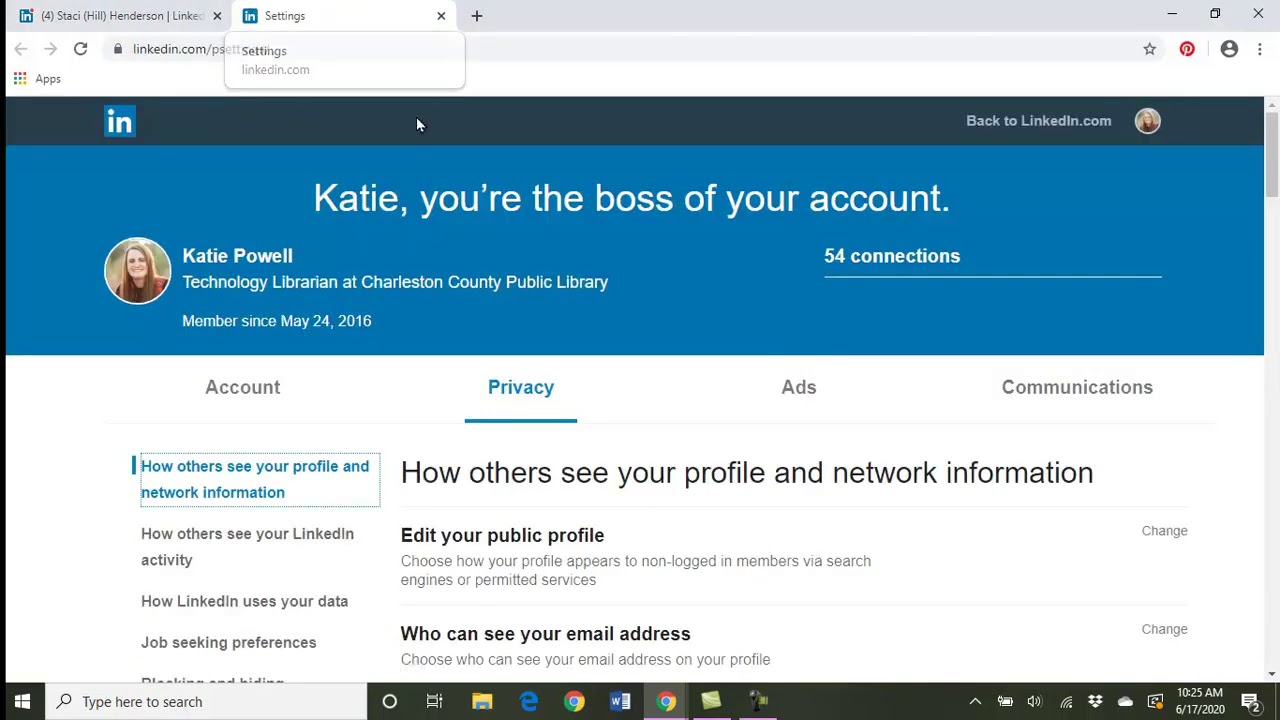 Workforce Development: LinkedIn 103