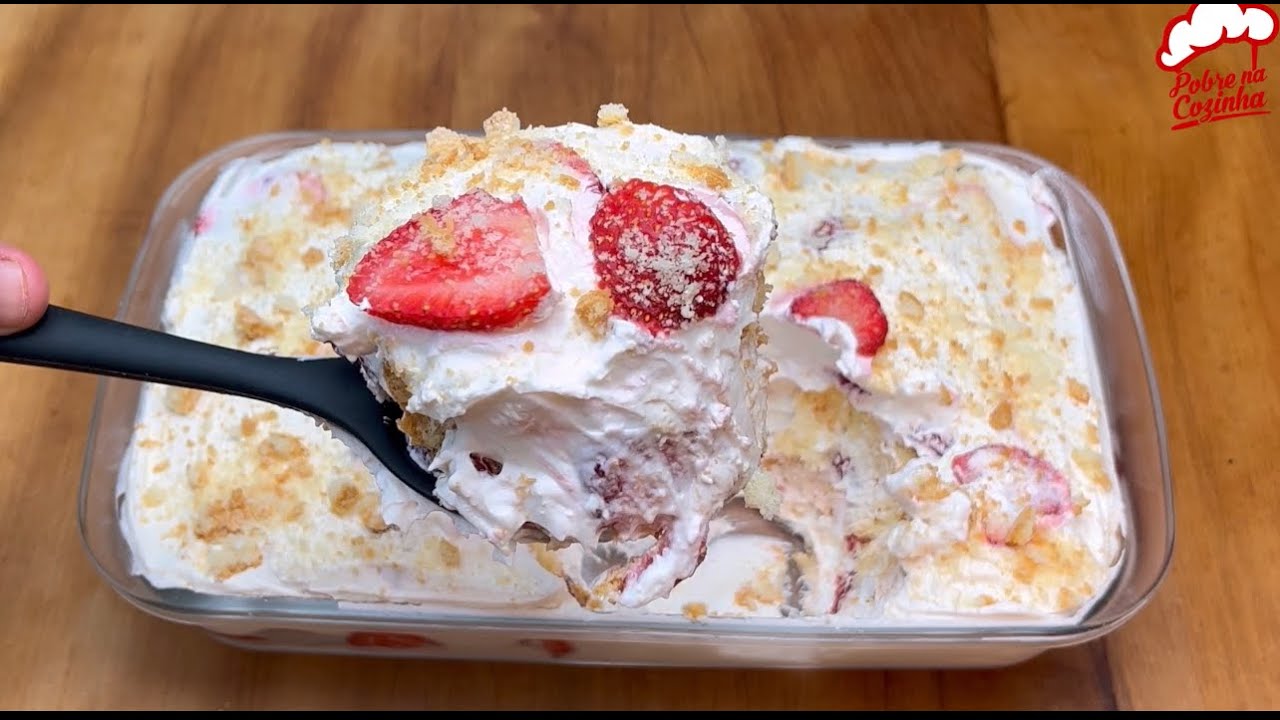 não vai ao fogo, não precisa de gelatina e so misturar e pronto, derrete na boca