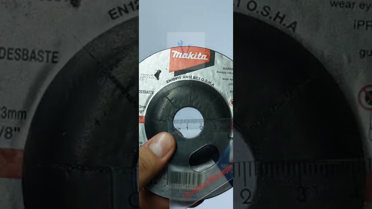 DISCO DE DESBASTE DE METAL 4 1/2 X 7/8 X 6MM B-44264 MAKITA