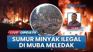 Terus Berulang! Sumur Minyak Ilegal di Lahan HGU PT. Hindoli, Muba Kembali Meledak ke Pemukiman