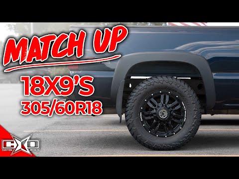 Custom Offsets Matchup: 305/60r18 on a 18x9