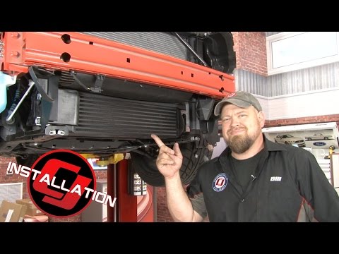 2015-2023 Mustang EcoBoost Mishimoto Front Mount Intercooler Black Installation