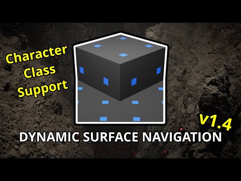 Dynamic Surface Navigation v1.4 - Release Trailer - UE Plugin