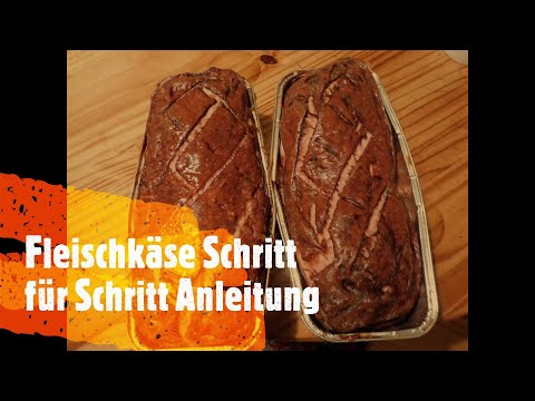 Leberkäse (meatloaf) step-by-step instructions. Here's how it's made! Professional butcher Ralf