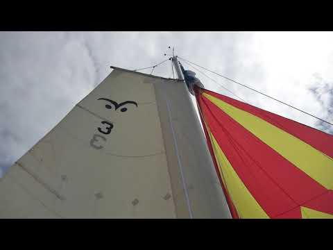 Asymmetrical  spinnaker for the Mana 24