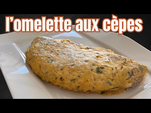 the porcini mushroom omelette: a great classic that always pleases