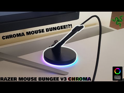 Pelės laido laikiklis Razer Mouse Bungee V3 Chroma video