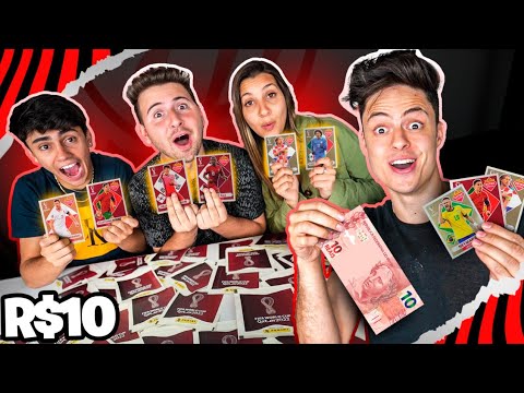 QUEM CONSEGUIR MAIS FIGURINHAS LENDÁRIAS COM APENAS 10 REAIS, VENCE!