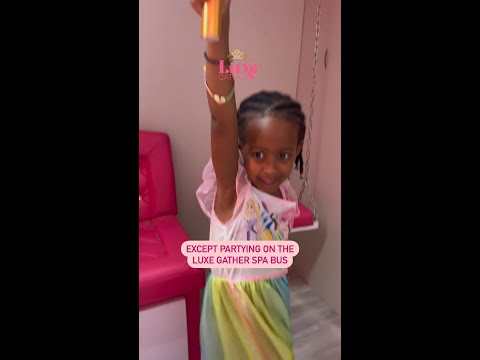 I Love Spa Bus Party | Luxe Gather #shorts