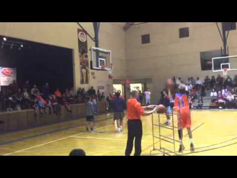 8th Grade 3-point contest winner, Tanner Brown