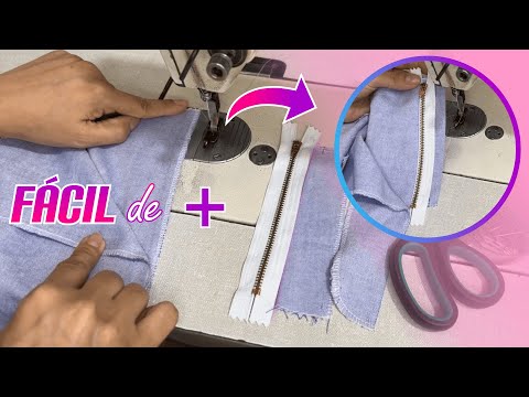 Como Pregar Zíper com Braguilha (Passo a Passo)