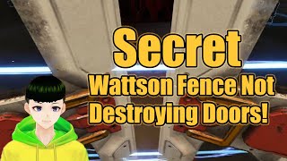 Wattson fence not destroying doors YouTube video image