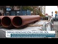 Obras renovación calle del Sol