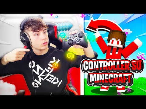 HO GIOCATO per LA PRIMA VOLTA con il CONTROLLER a MINECRAFT!