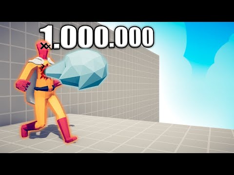1.000.000 DAMAGE ICICLE vs UNITS - TABS | Totally Accurate Battle Simulator 2024
