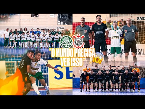 O MAIOR CLÁSSICO DE FUTSAL DE BASE DO MUNDO: Corinthians x Palmeiras SUB18
