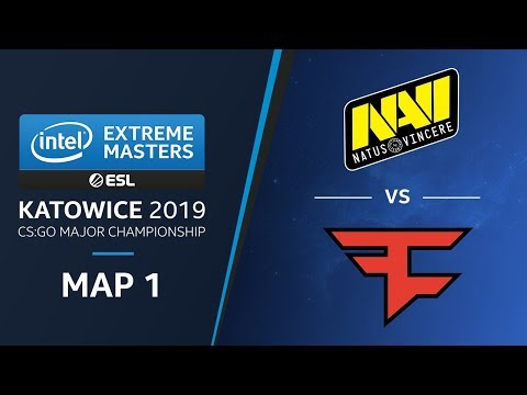 CS:GO - NaVi vs. FaZe [Inferno] Map 1 - Quarterfinals - IEM Katowice 2019