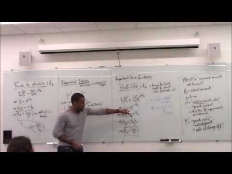 Math 1203-R04 Lecture 21 - Exponential Growth and Decay