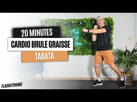 CARDIO BRULE GRAISSE INTENSE 20 MIN 🔥 Cardio TABATA | Maxime CABURET - FlashFitHome