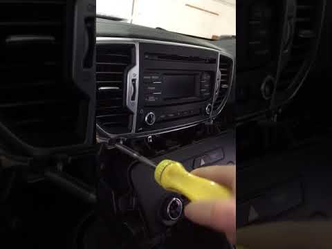 2016 - Kia sportage radio removal Mk4 QL