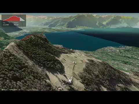 Montreux - Les Avants ∆ hiking trails ∆ 3d-trail.com/switzerland/