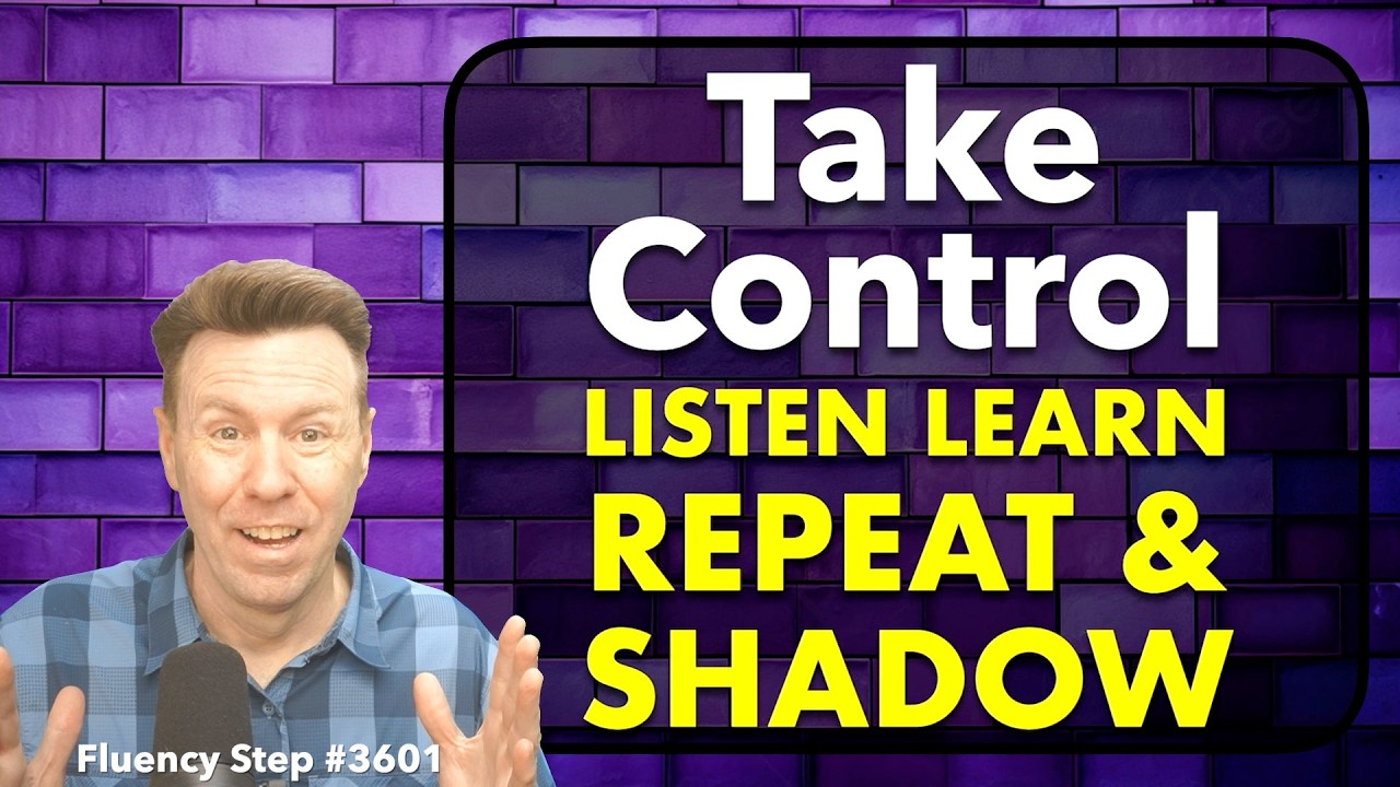 LISTENING to English with Advanced SHADOWING Speaking Practice
