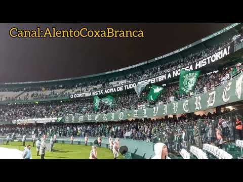 Coritiba 1 x 0 Ceará - Torcida canta alto não importando a chuva