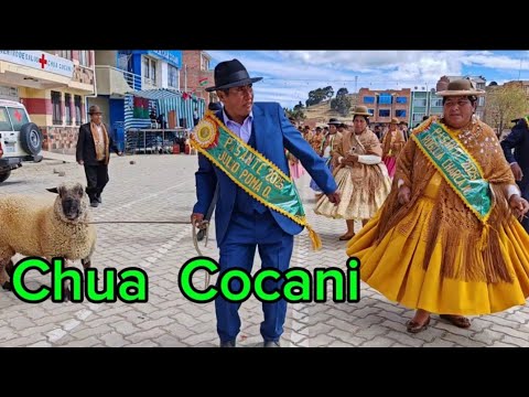 Festividad Virgen del Carmen CHUA COCANI 2025 prov. Omasuyos Bolivia danza potolos diana folklorica