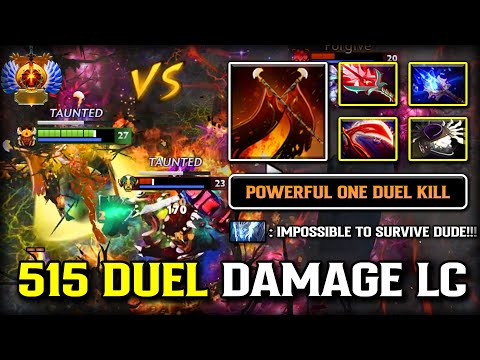 +515 DUEL DAMAGE GOD OF WAR Legion Commander | Powerful ONE DUEL KILL With Desolator + Bloodthorn