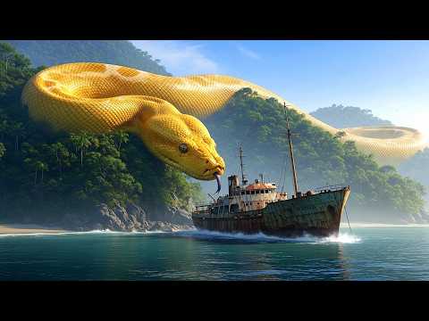 Part 36 - A Girl Alone Surviving In The Forest | Giant Snake Hunting at Sea