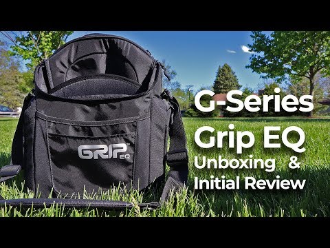 GripEq • G-Series Bag • Unboxing and Initial Review by The Disc Golf Guy