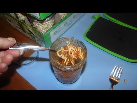 Meal In A Jar Freeze Dried Spaghetti Bolognese Ep21