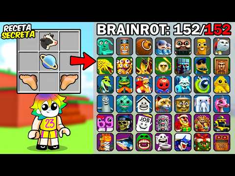 I DID ALL THE BRAINROTS FUSIONS in Craft a Brainrot on Roblox