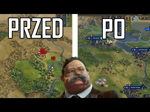 Wyciąłem CAŁĄ dżunglę - Civ 6 PL - Bóstwo - Roosvelt - Ameryka #4