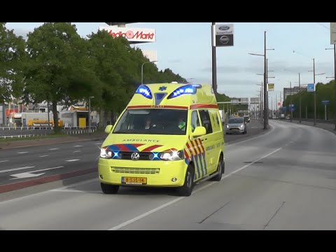 A1: Nieuwe ambulance 02-151 Joure met spoed naar het UMCG