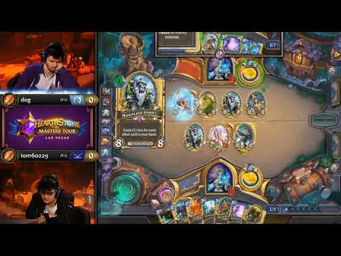 Hearthstone Masters Tour Las Vegas 2019: Dog vs tom60229 | Day 2 Swiss Stage