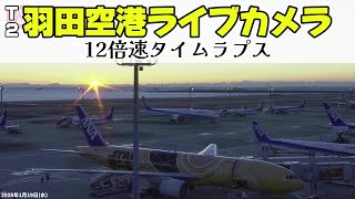 12倍速にした羽田空港ライブカメラ｜Haneda Int'l Airport LIVE CAM (12x speed)