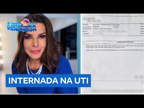 Mara Maravilha remains hospitalized in the ICU in São Paulo and there is no discharge date schedu...