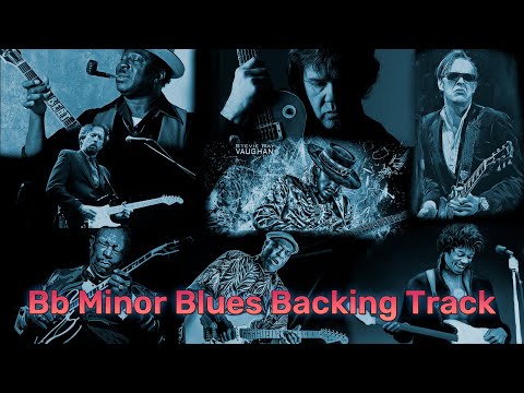 Bb Minor Blues Backing Track | 12/8 Slow Whiskey Blues Backing Track