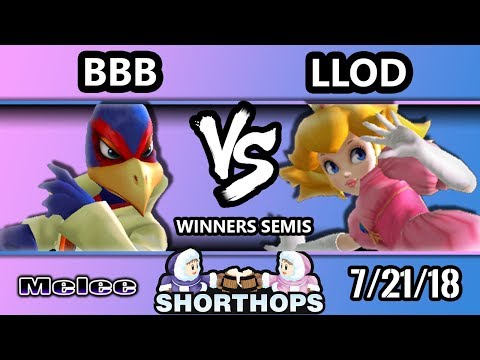 SH 1 SSBM - BBB (Falco) Vs. lloD (Peach) - Smash Melee Winners Semis