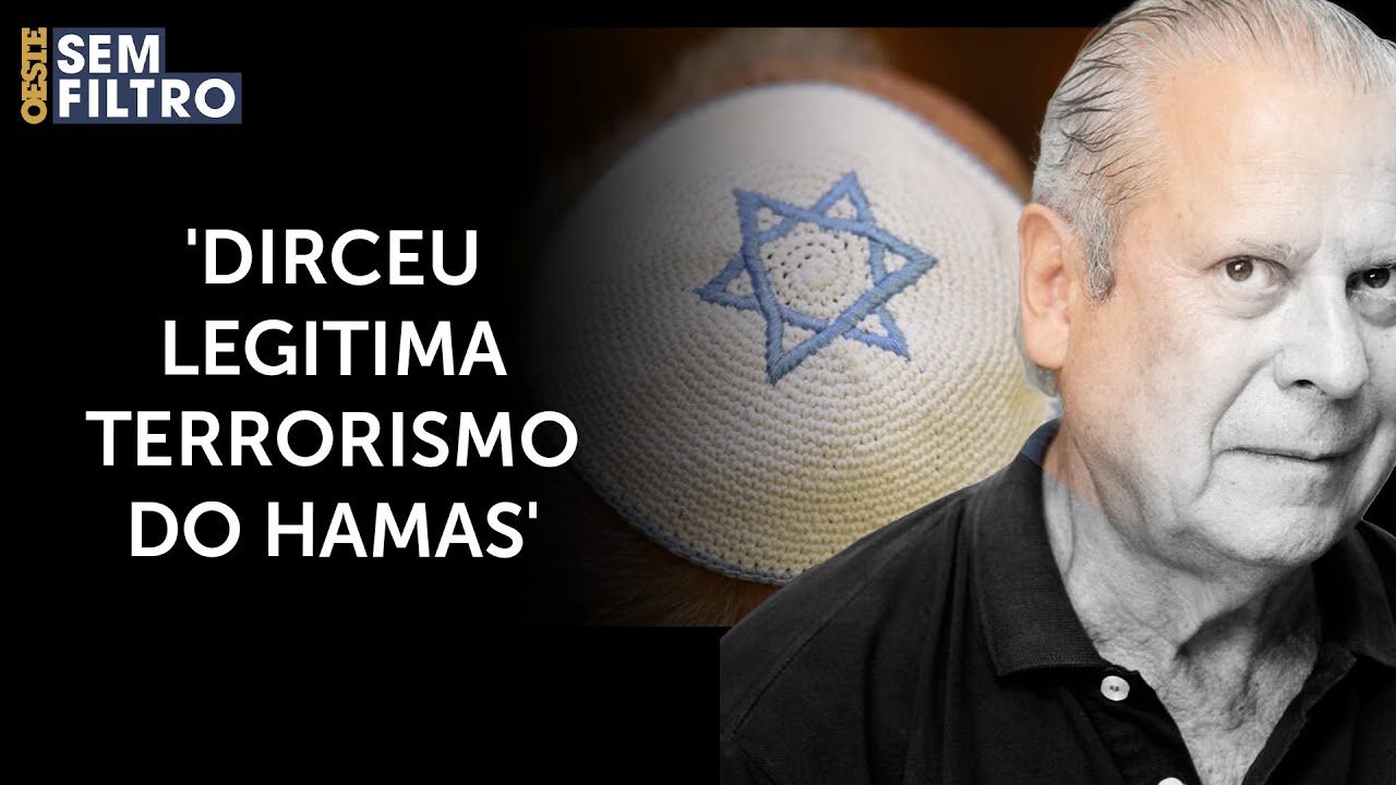 Federação Israelita condena declaração pró-Palestina de Zé Dirceu: 'Ultrajante'