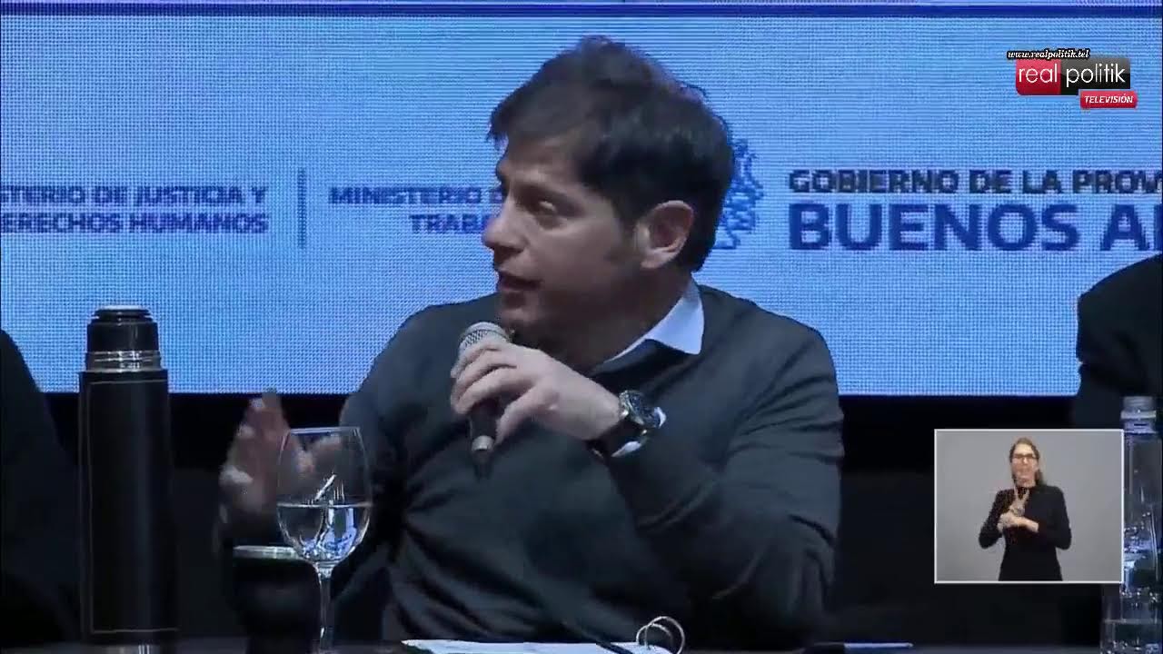 Kicillof encabezó la apertura del primer congreso bonaerense de derecho al trabajo