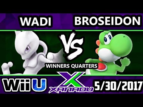 S@X 204 - Wadi (Mewtwo) Vs. Broseidon (Yoshi) - SSB4 Winners Quarters - Smash 4 - Smash for Wii U.