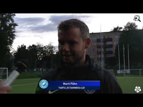 17. voor 2021: Tartu JK Tammeka U21 - Paide Linnameeskond U21 0:4 (0:1) Marti Pähn intervjuu