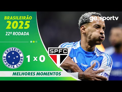 Gols e lances de Cruzeiro x São Paulo