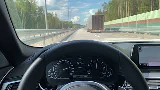 G30 уверенно утюжит трассу!