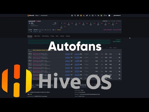 Autofan in Hiveon OS